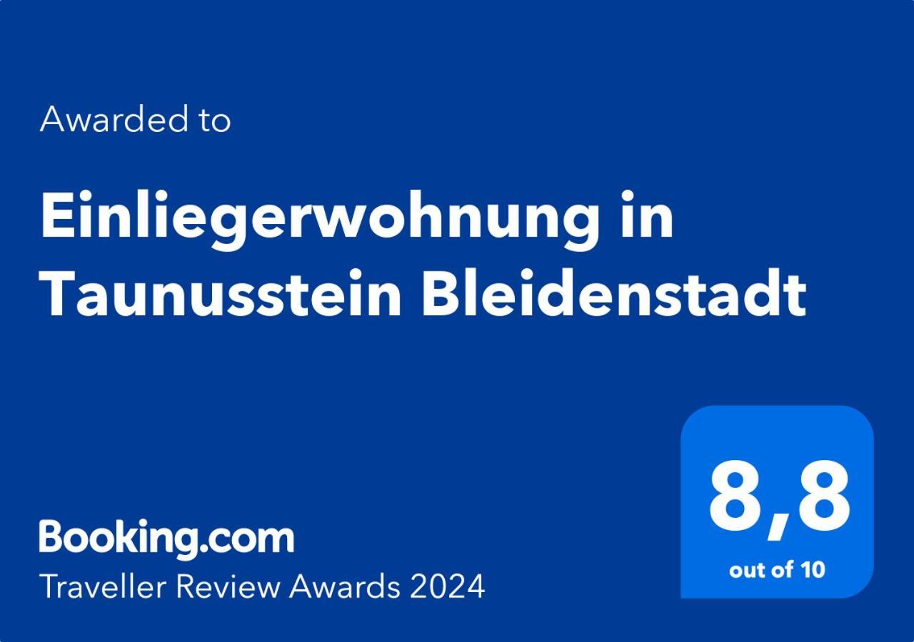 Einliegerwohnung In Taunusstein Bleidenstadt Exterior foto